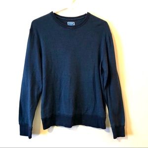 J. Crew Blue Cotton Sweater